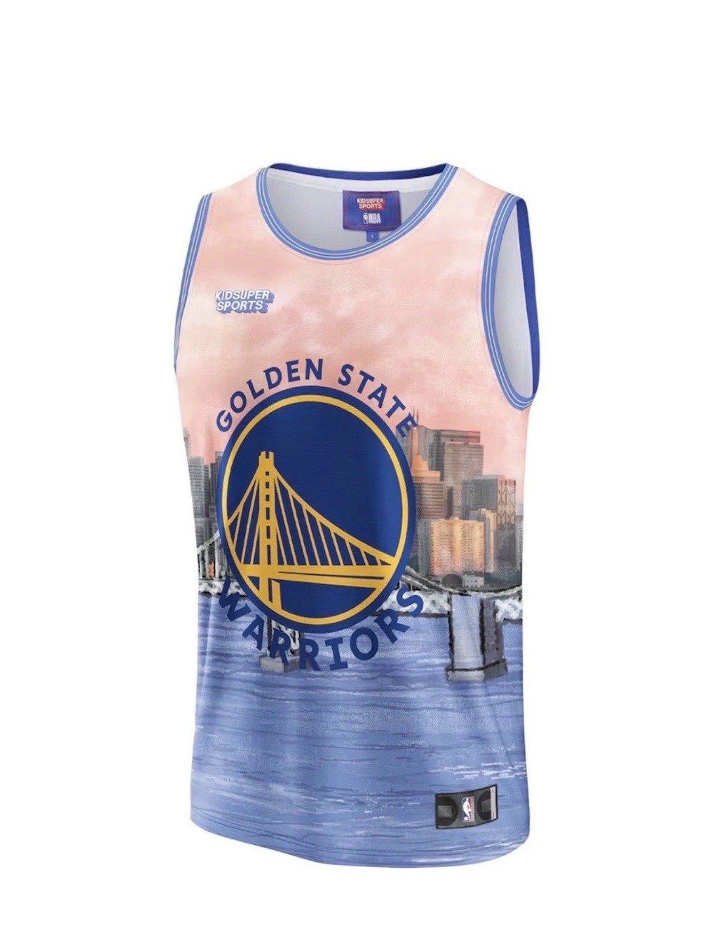 KidSuper Studios & Golden State Warriors NBA by Fanatics men’s Hometown Jersey M